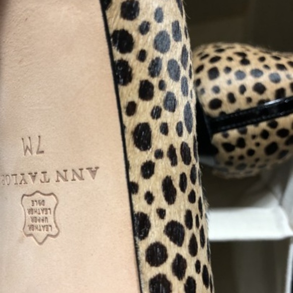 Ann Taylor Leopard Booties - Picture 5 of 5
